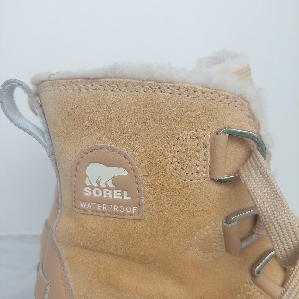 SOREL TIVOLI IV Womens Insulated Waterproof Boots Ceramic/Natural 8.5 US - Picture 7 of 16